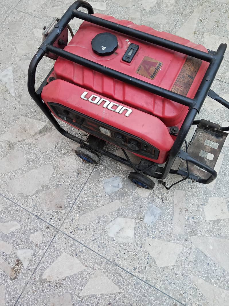 loncin generator 3.5kv running condition gas and petrol 0