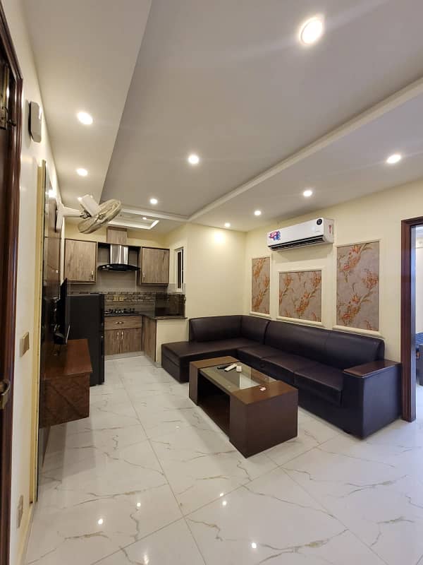 One Bed Furnished Brand New Apartment For Rent In Bahria Town, Lahore. 1