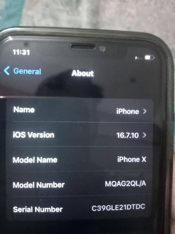 iPhone x ha 256gb ha 5