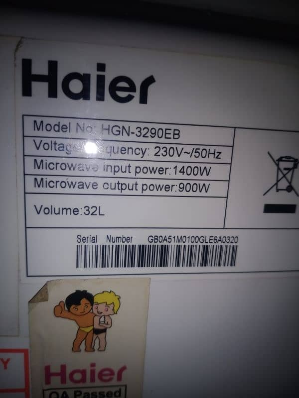 Haier Microwave oven 7