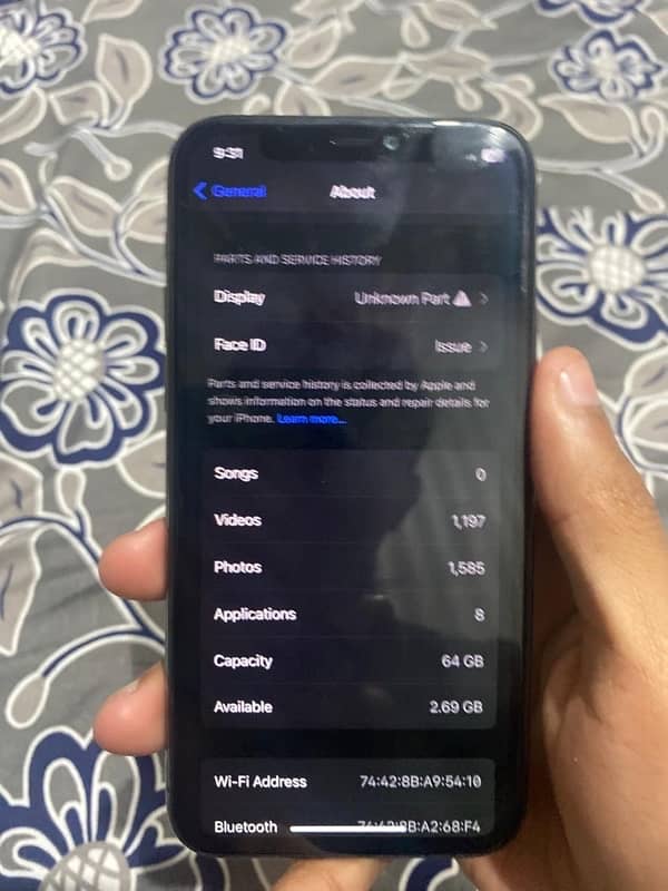 iPhone 11 Pro 64 gb panal change 80+ bettey health 0