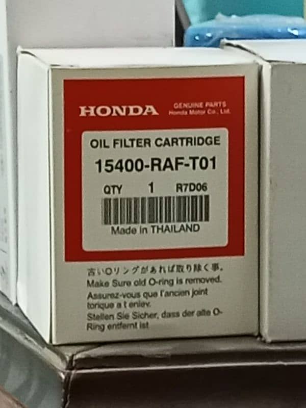 oil filter Honda city 0