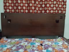 Double Bed- King size-Floor Bed with side tables