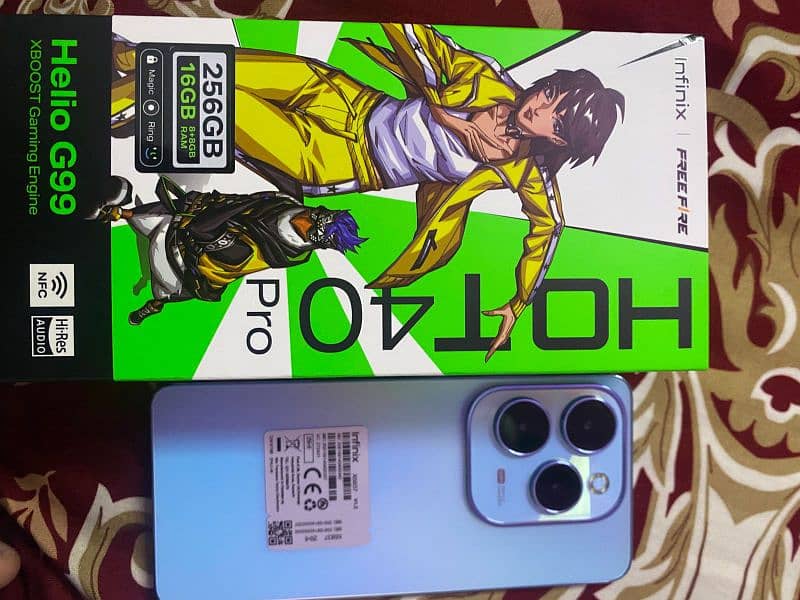 infinix hot 40 pro new condition 10