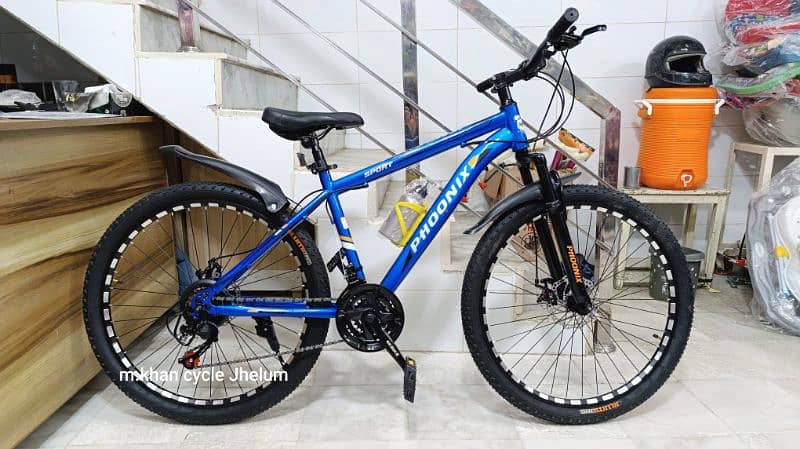 26" cycle shock disk brakes gears bicycle good quality 0