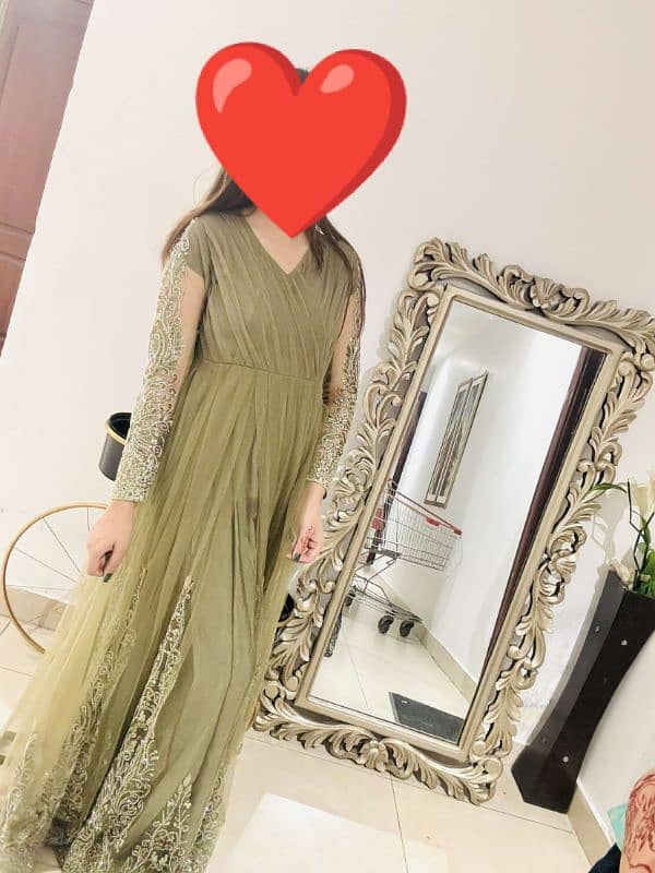 Olive green maxi 2