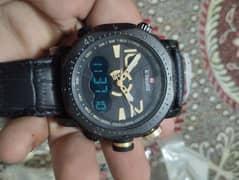 Navy Force double time watch