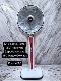 Halogen electric heater