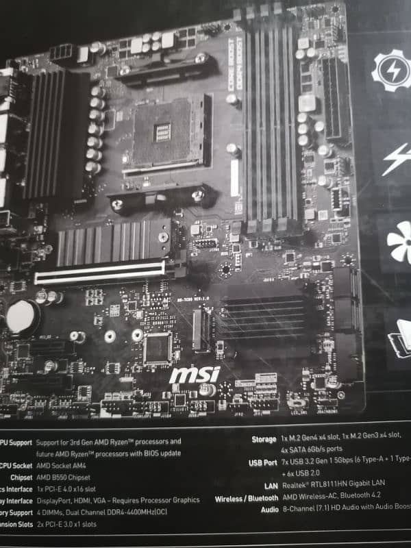 MSI B550M PRO VDH WIFI - New Motherboard 1