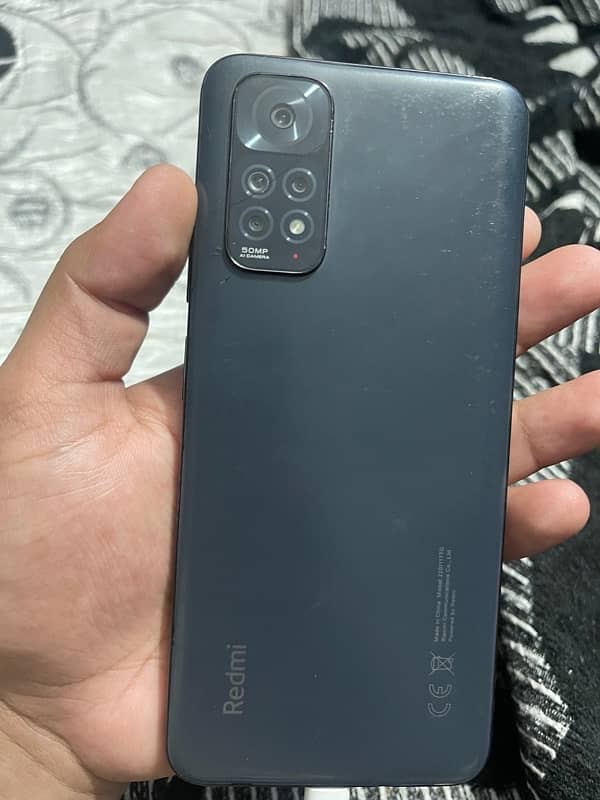 redmi note 11 panel change and crack with box only 1