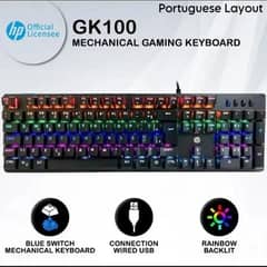 hp gk 100 original gaming keyboard for pc