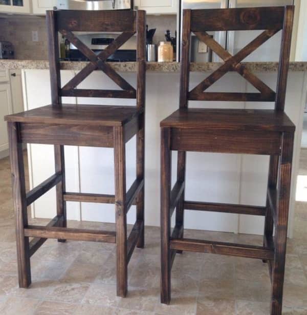 solid wood bar stools 0