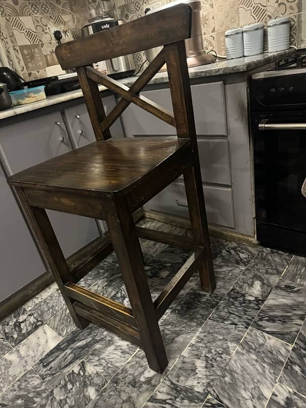 solid wood bar stools 1