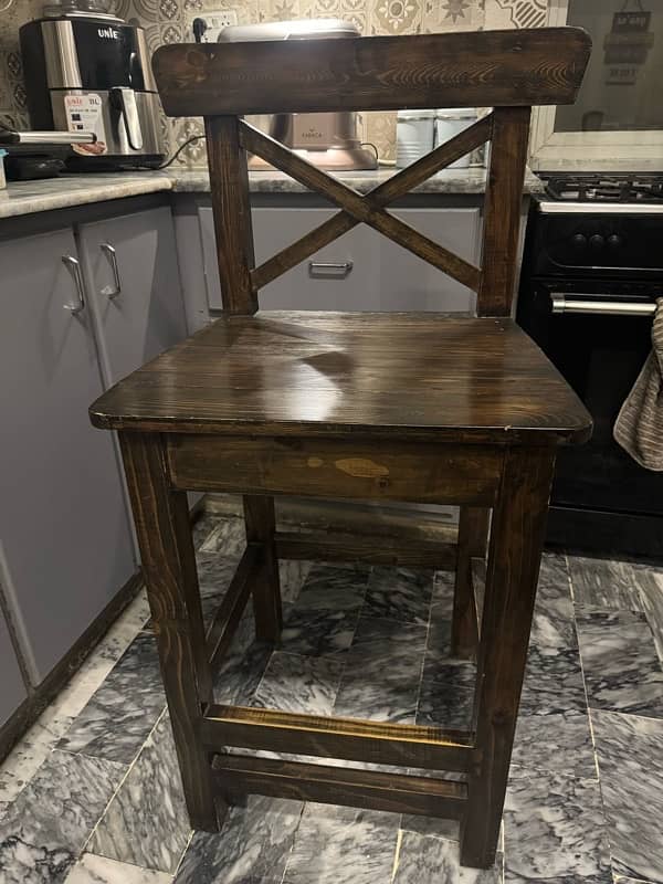 solid wood bar stools 2