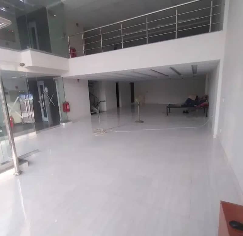 8 Marla Ground+mezzanine with basement shop for rent defence raya 0