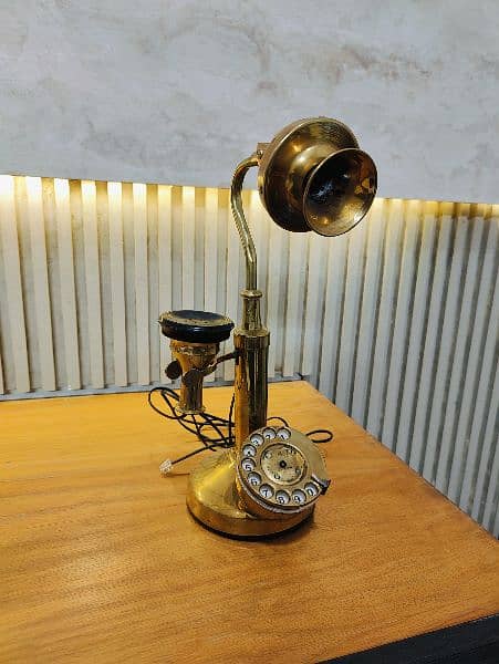 Antique Candlestick brass Telephone 0