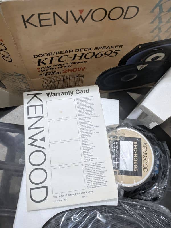 Kenwood KFC-HQ695 Car Speakers 1