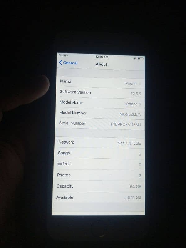 I phone 6 non pta 64 gb battery health 100 1