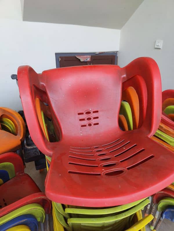 Junior Class Plastic Chairs and Tables available 1