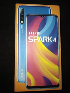 Tecno spark 4 Ka original Box ha With all documents. . . only box