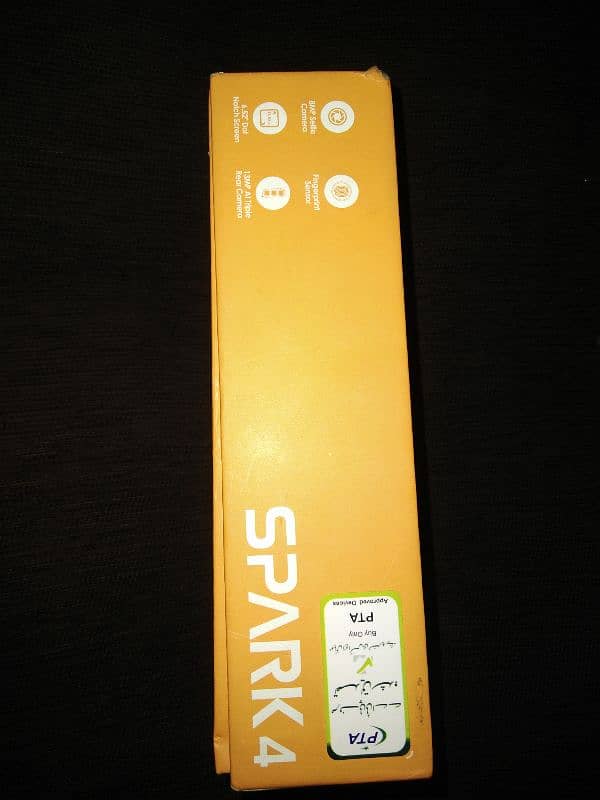 Tecno spark 4 Ka original Box ha With all documents. . . only box 3