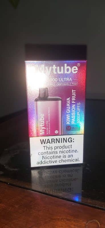 MyTube Disposable vape 5000 puffs. 50 mg nicotine. 2