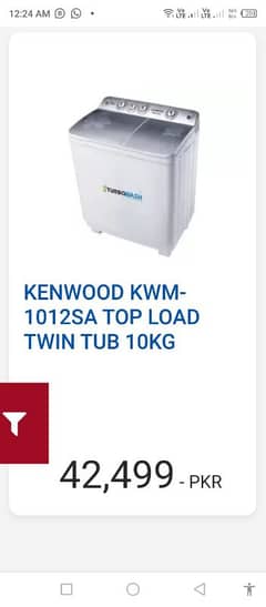 Kenwood Washing machine Dabba pack