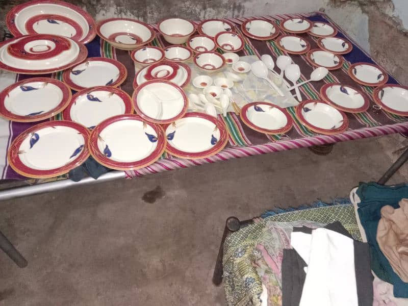 Milimine 60 pieces Dinner set aik bar b used nhi huwa 4