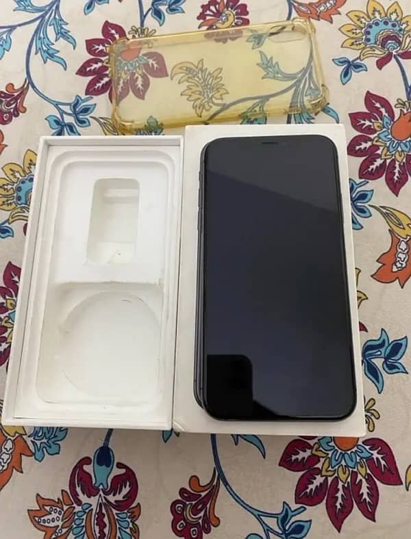 I phone x 256GB pta approved Black colour with box 1