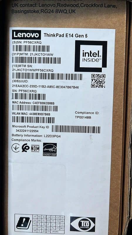 Lenovo Thinkpad E14 Gen 5 13th Generation Core i5 13420H 3