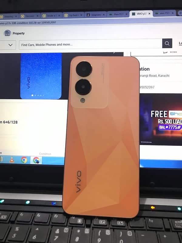 Vivo Y17s New condition 4+4ram  128gm memory 8