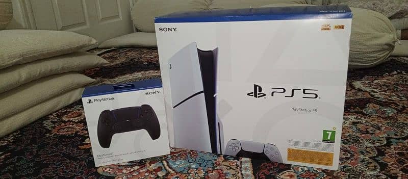 Brand new seal pack ps5 slim with extra box pack controller 0