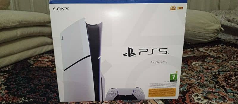 Brand new seal pack ps5 slim with extra box pack controller 1