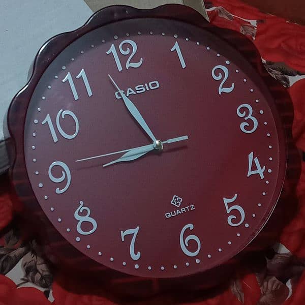 Red+Mehroon Wall Clock Watch Wall Hanging Ghari 2