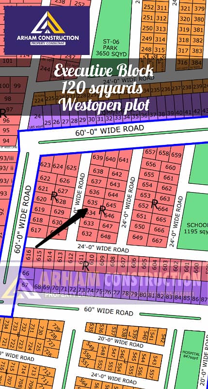 North Town Residency Phase 1 EXECUTIVE BLOCK 120sqyards plot 0