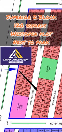 NORTH TOWN RESIDENCY PHASE 1 SUPERIOR 2 120 Sq Yards Plot