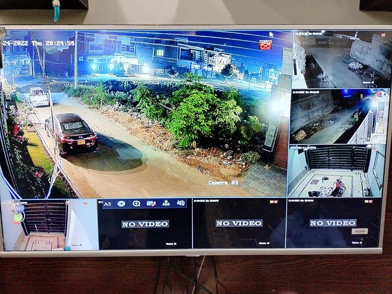 Cctv wifi camera night vision color camera installation 1