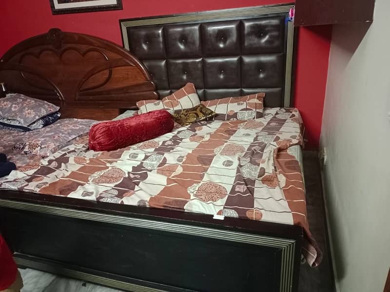 One bed along with spring mattress 5