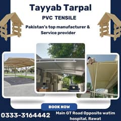 PVC Tensile Shades | Car  Parking Shades | Fix Shades| Folding Tarpals