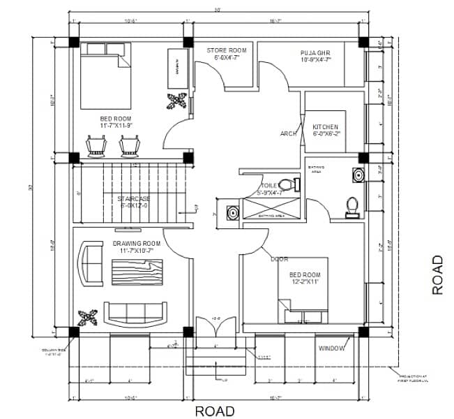 Professional 2D AutoCAD Architecture Drawings & Design 2