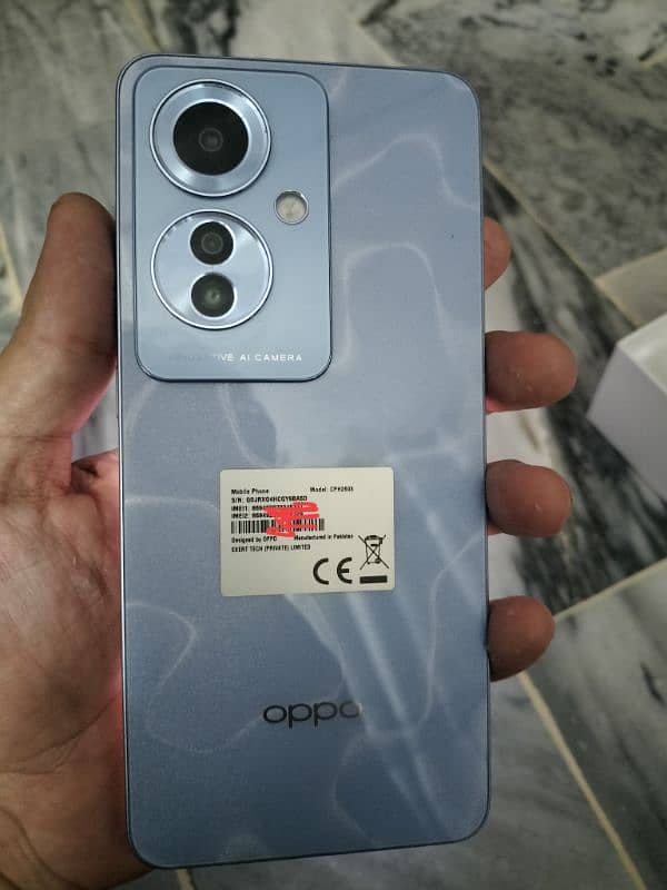 Oppo Reno 11f mobile for sale complete saman hai 5