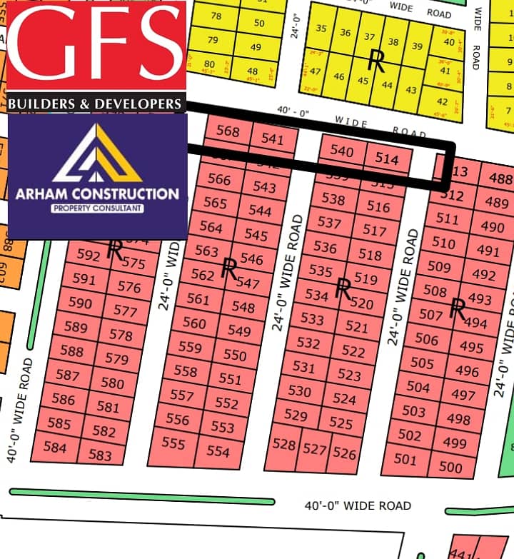 NORTH TOWN RESIDENCY PHASE 1 EXECUTIVE BLOCK 120syd leased plot 0