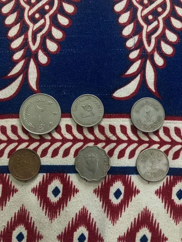 other country’s  old coin hai 6 coin hai location sukkur hai jis ko 1