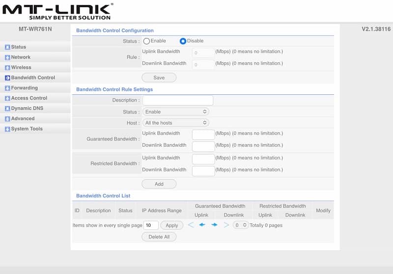 mt link wifi router 7