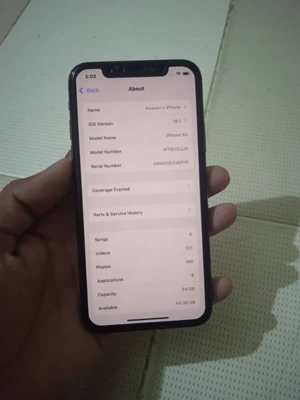 iPhone Xs WhatsApp 03052958845 2