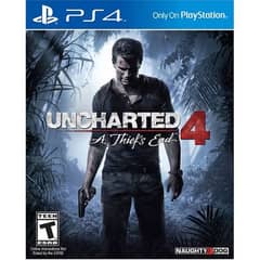 Uncharted 4 A Thief End Ps4 Game DVD For Sale