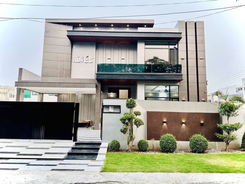 Corner 20 Marla Brand New Modern Design House Available For Sale in State Life Housing Society phase 1 Lahore 0