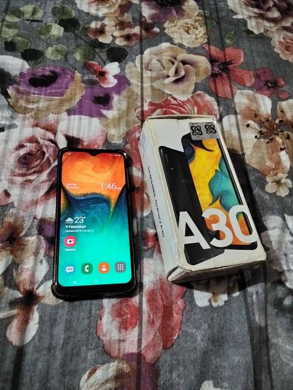 Samsung A 30 Good Condition with box or charger 1