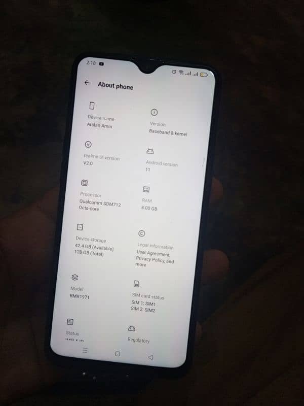 Realme 5 pro 8/128 Complete box 6