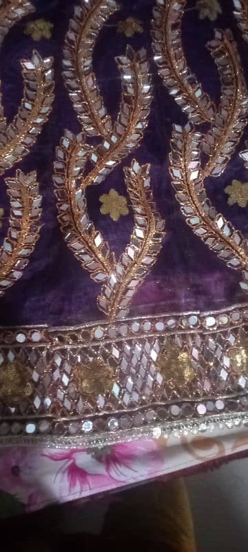 purple lehnga for 10 to 12 years old 2